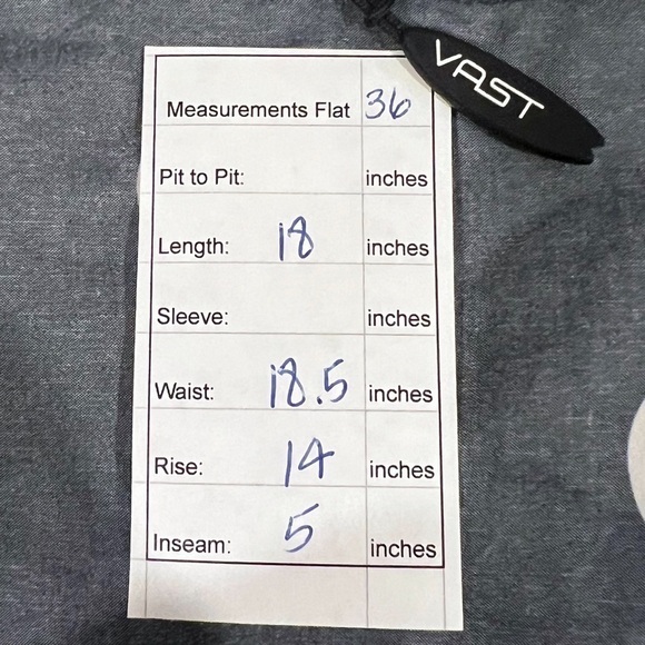 VAST Polka Dots Drawstring Swim Trunks Size 36 - Picture 11 of 11